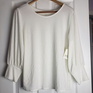 ANA size XXL new with tags white long sleeve top